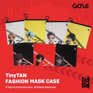 GAZE  타이니탄 (BTS 캐릭터) 패션 마스크 케이스 TinyTAN Fashion Mask Case