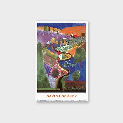 마이온프라이빗 데이비드 호크니 DAVID HOCKNEY - NICHOLS CANYON (액자포함) 95 x 62 cm