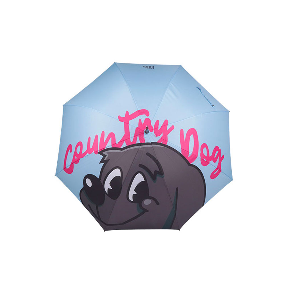 MONCHOUCHOU 몽슈슈 컨츄리 독 우산 스카이블루 Country Dog Umbrella Sky Blue