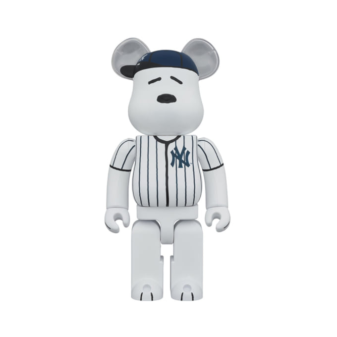 BEARBRICK 1000% 베어브릭 MLB × PEANUTS BEARBRICK SNOOPY (NEW YORK YANKEES) 피너츠 스누피 미국 프로 야구 뉴욕 양키스 버전 [2312008]
