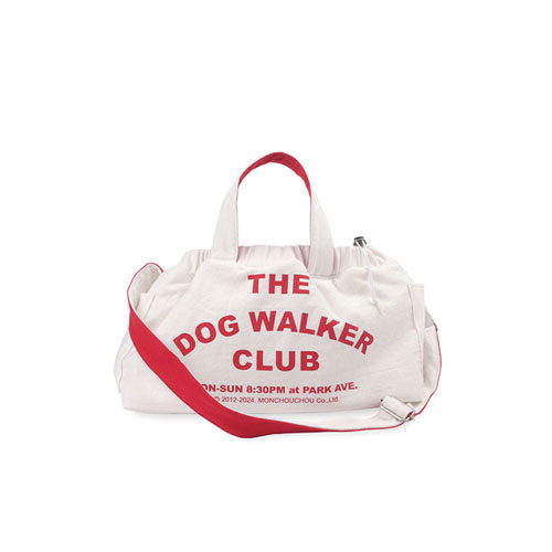MONCHOUCHOU 몽슈슈 더 도그 워커 클럽 슬링백 화이트 The Dog Walker Club Sling Bag White