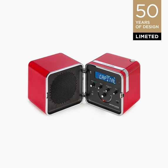 BRIONVEGA [50주년 한정판] 브리온베가 라디오 큐보 TS522D+S 레드